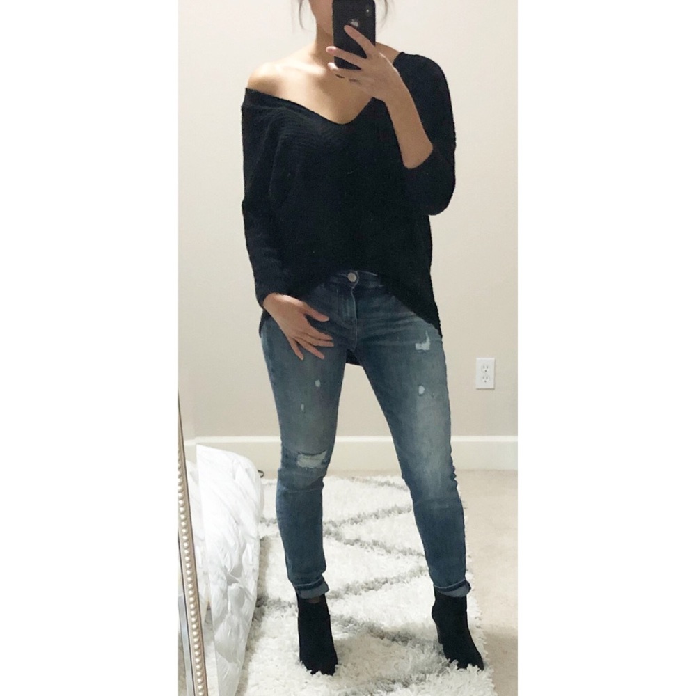 Express Black London Sweater Size XS